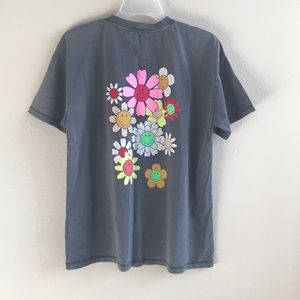 Zara vintage style grey t-shirt M